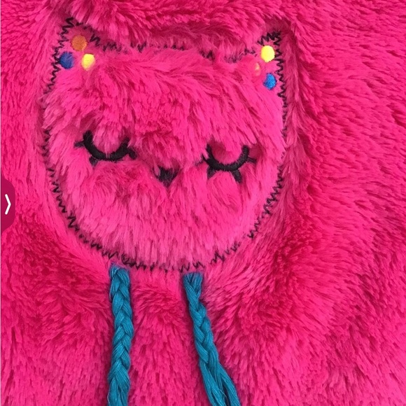 Baby Girl Fuzzy Fleece Nightgown Size 6 month - K309 - Picture 2 of 10